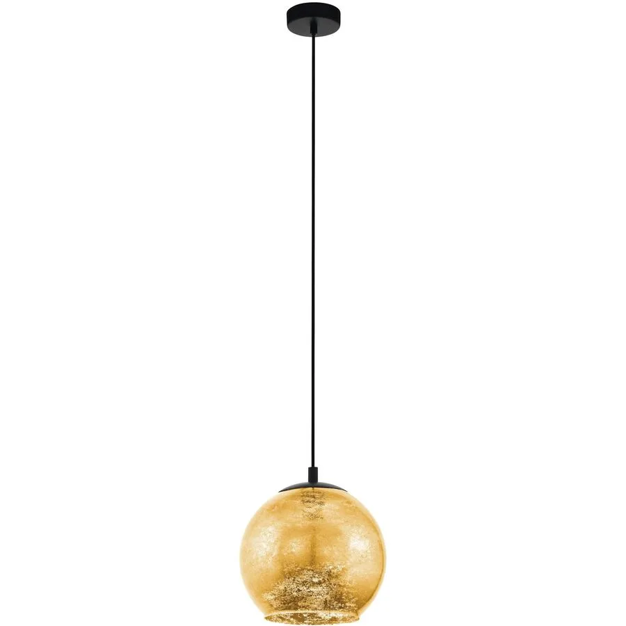 Eglo Pendellampe Albaraccin Schwarz Stahl 27 cm 110 cm