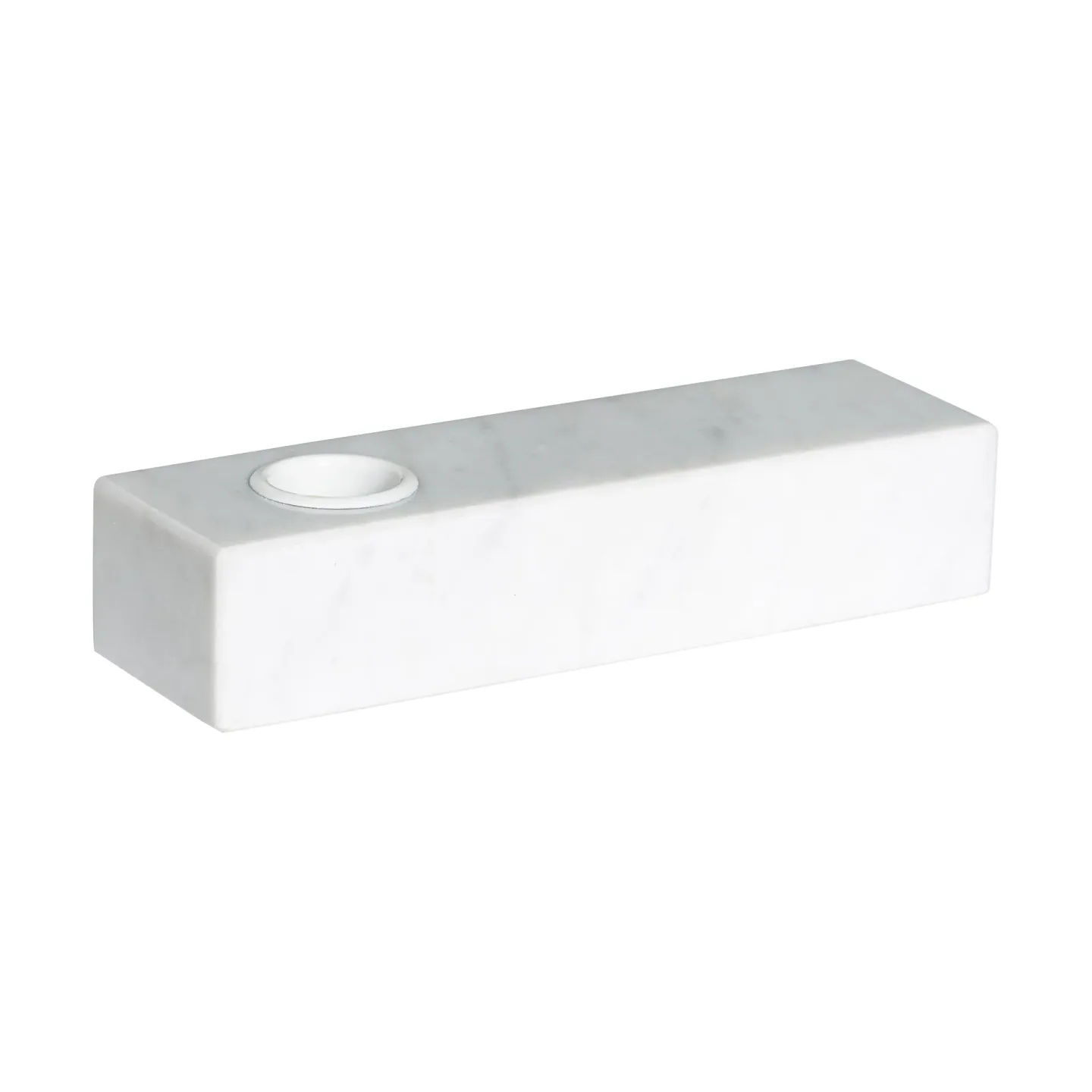 Hübsch Brick Kerzenständer White