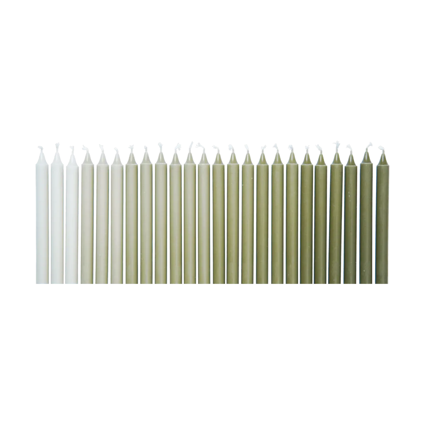 Ferm Living Ombre antikljus 24 st Khaki