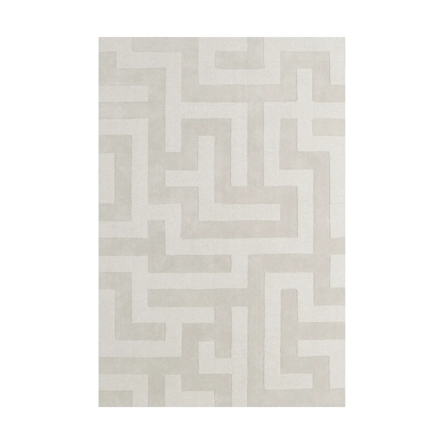 Layered Byzantine grande ullmatta Light oatmeal, 200x300 cm