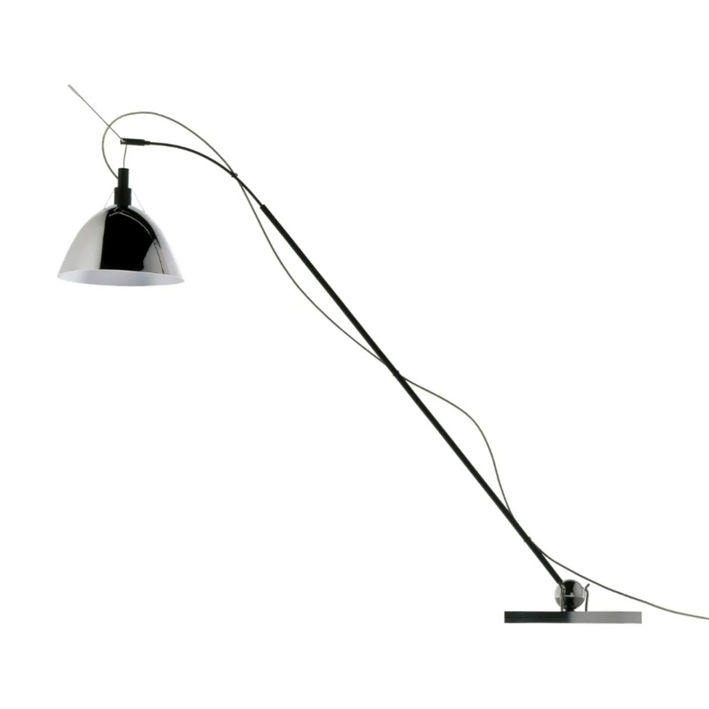 Max. Kugler LED Stehleuchte Chrome - Ingo Maurer - Wohnzimmer - Aluminium
