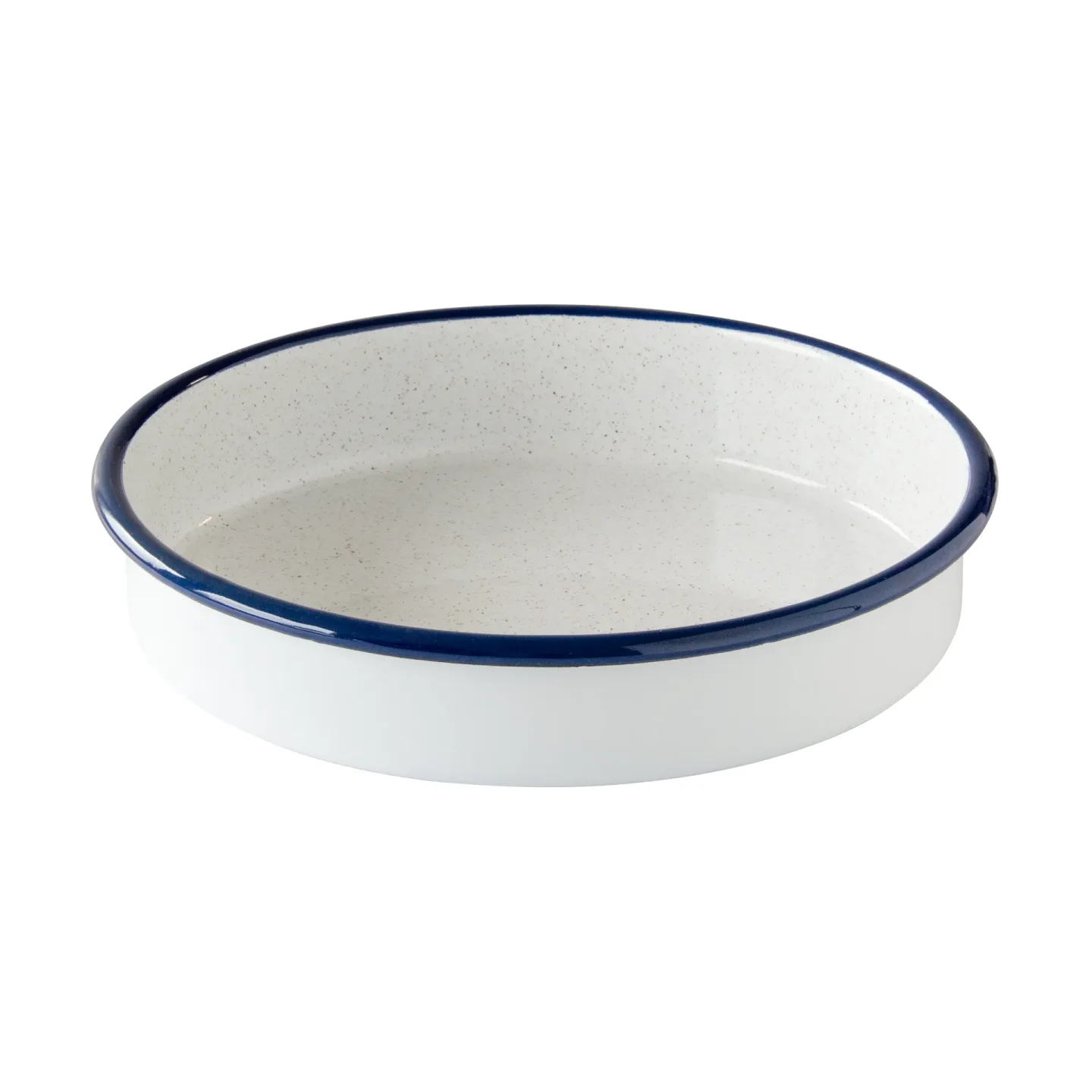 Kockums Jernverk Kockums Auflaufform Kockums white-blau, rund, Ø24 cm