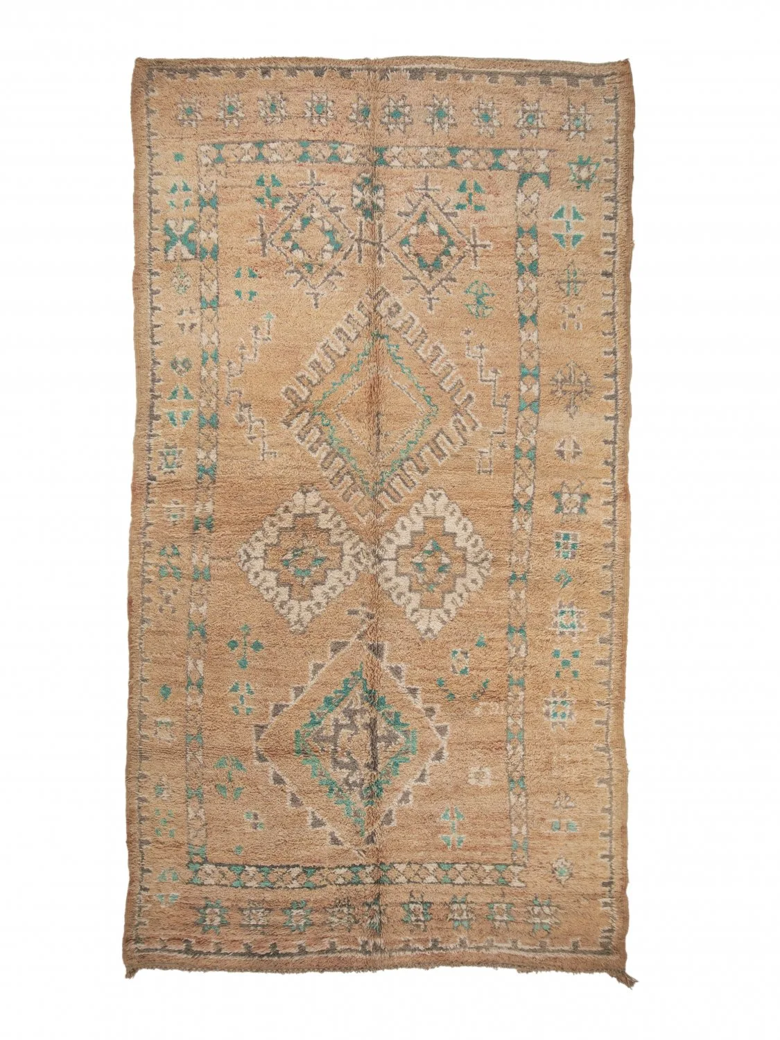 Kelim-teppe Marokkansk Azilal Special Edition 370 x 190 cm (Størrelse: 370 x 190 cm)