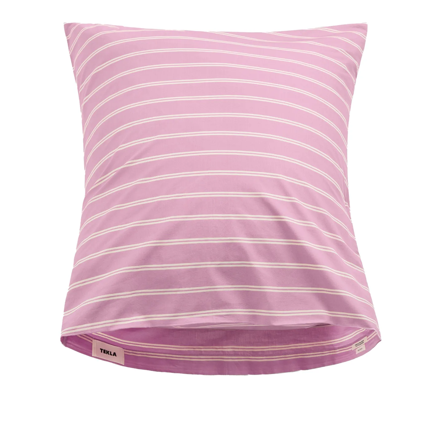 Tekla - Percale Mallow Pink Stripes örngott 50 x 60 cm - Örngott