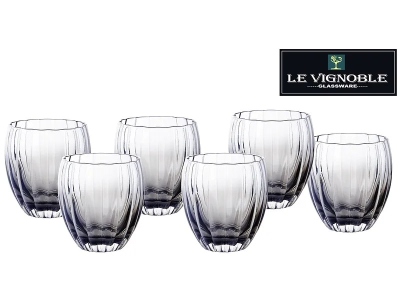 Wasserglas BLOOM 6 -teilig grau 40 cl