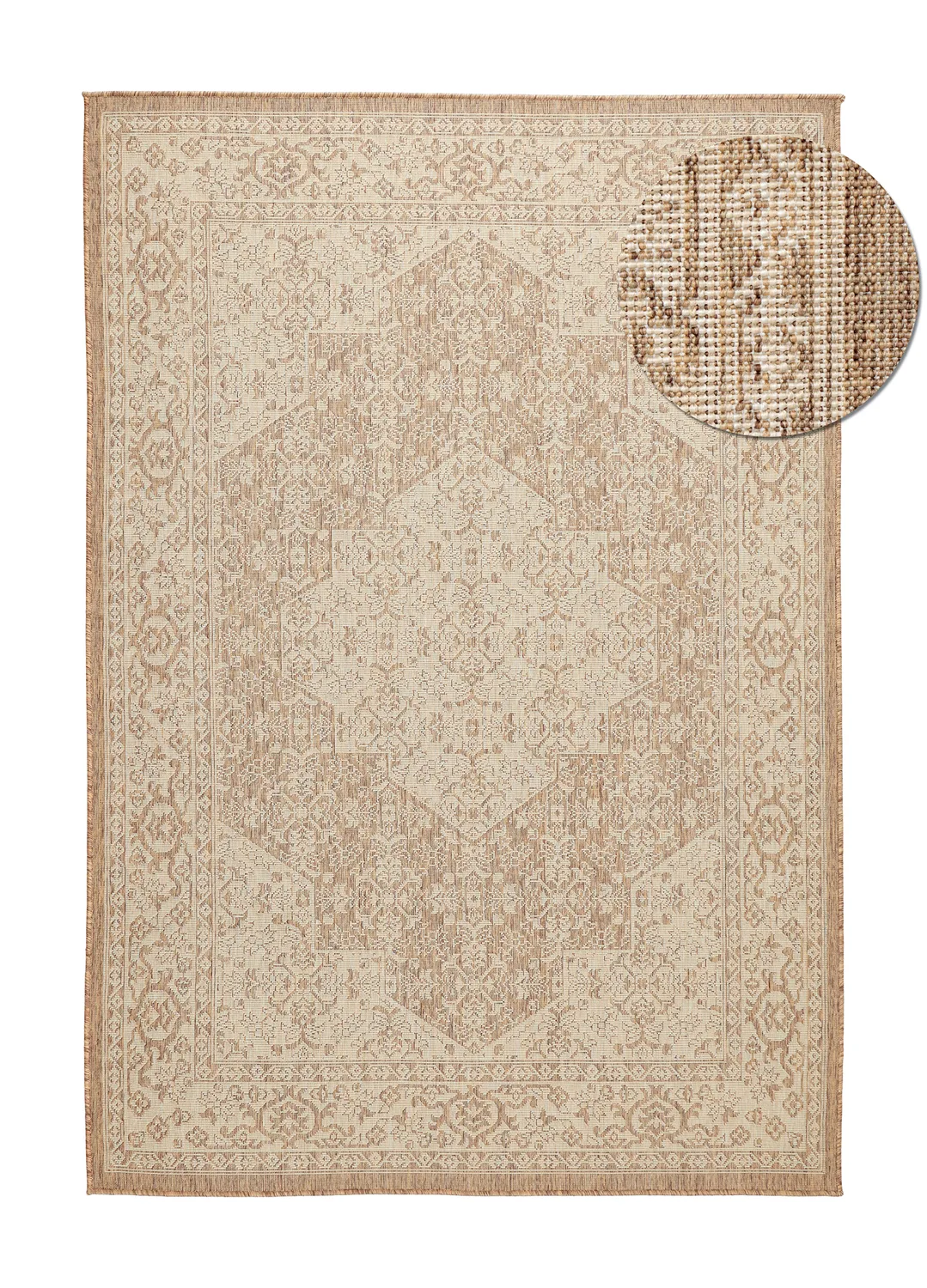 Innendørs/Utendørs tepper - Mekele (brun) (Størrelse: 240 x 340 cm)
