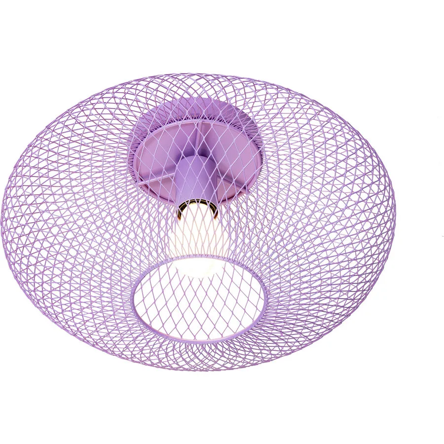 Deckenlampe Amour Lila Metall 45 cm 19.5 cm - LED - Lichtfarbe: Warmweiss - LED Energiesparlampen
