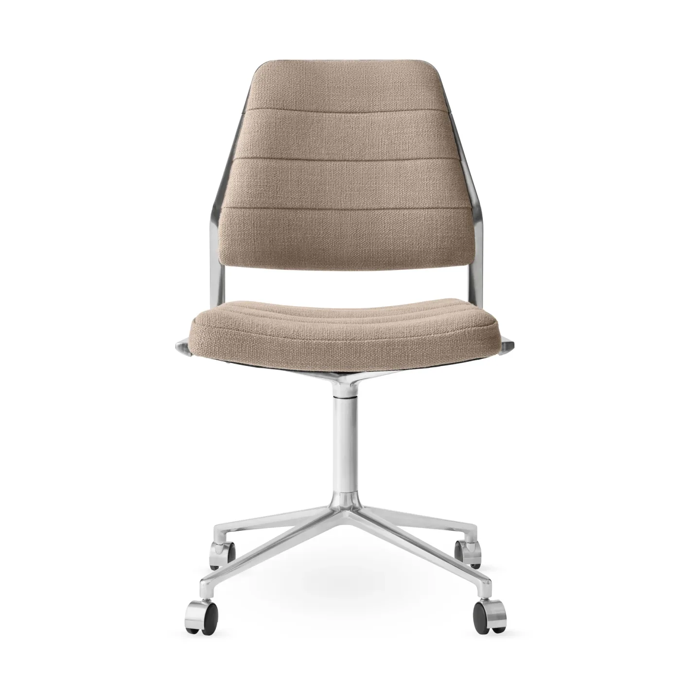 Vipp Vipp454 Swivel chair kontorsstol med hjul Tide dark sand-polished aluminium