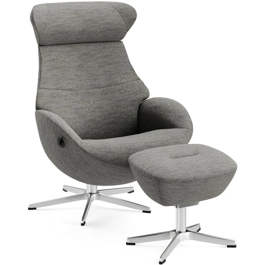 Conform Relaxsessel Daja Grau Stoff 180 cm 163 cm - Möbel Konfigurator: Traummöbel individuell zusammenstellen