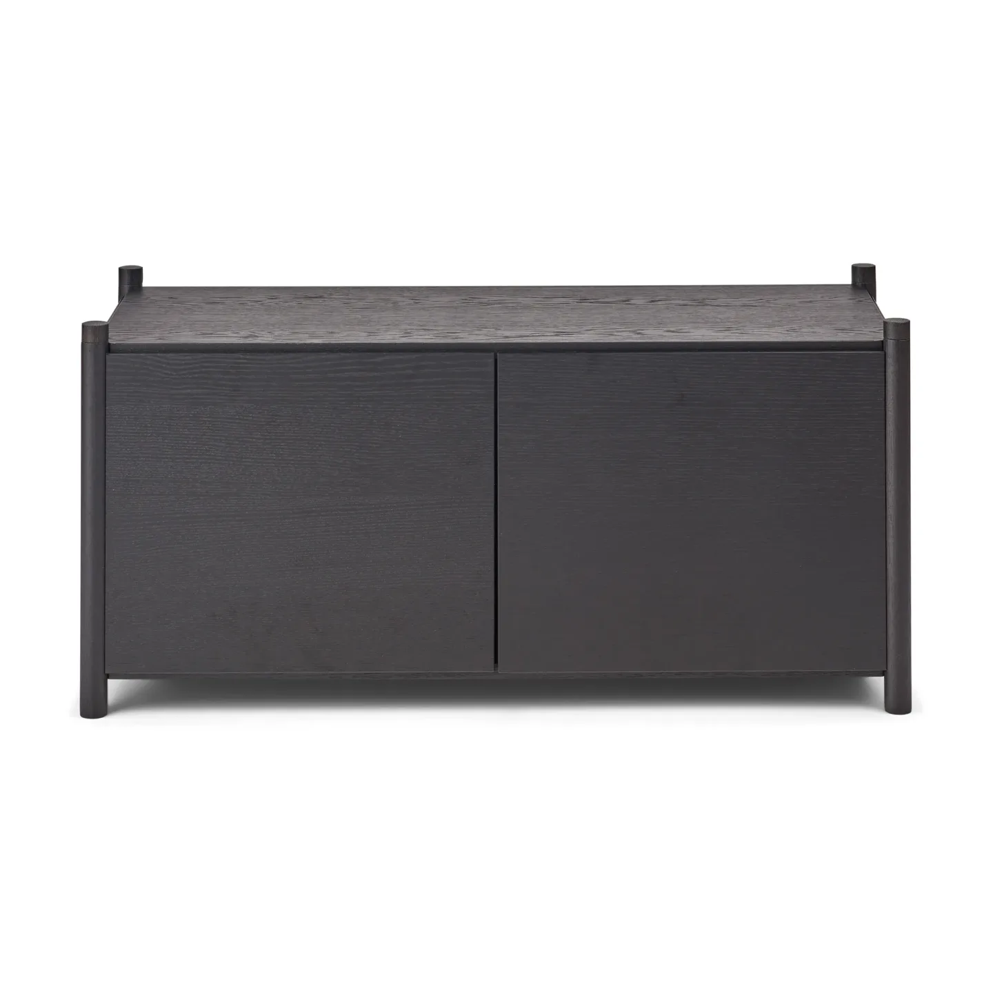 Gejst Sceene bookcase G Svartbetsad ek