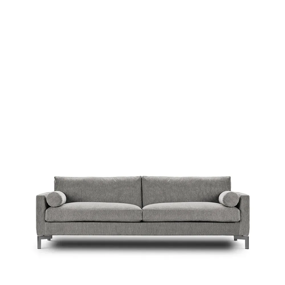 Eilersen Lift Sofa 240 cm Bakar 47 hellgrau-Daunentopper-Stahlbeine