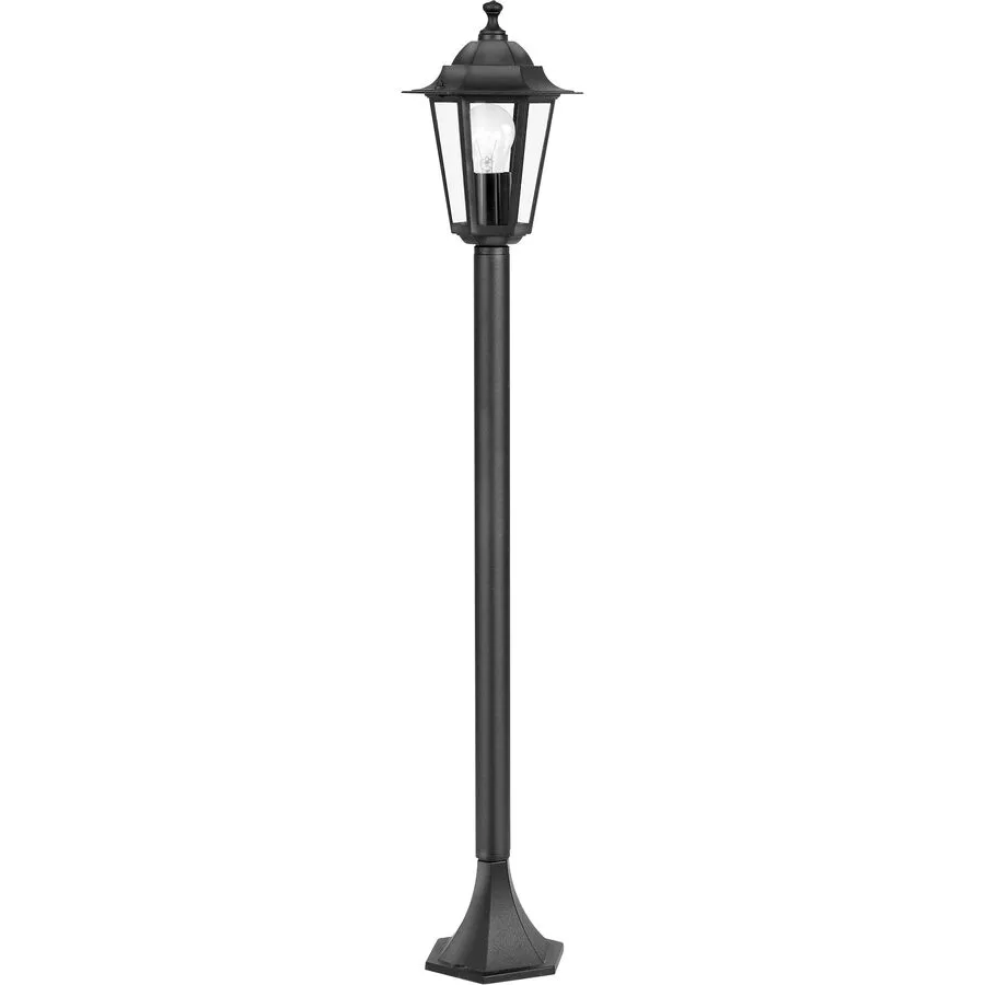 Eglo Stehlampe aussen Laterna 4 Schwarz Aluminium 100 cm - Material: Aluguss