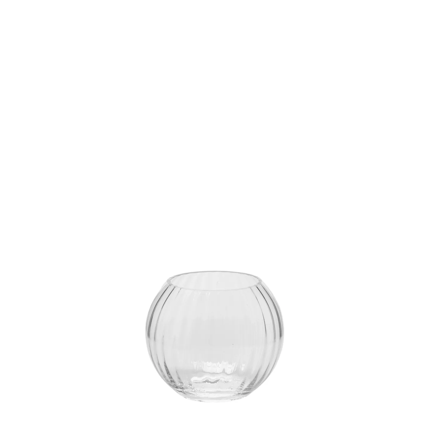 Edg Vase Kugel Optisch Glas H: 13 cm | Schubiger Möbel