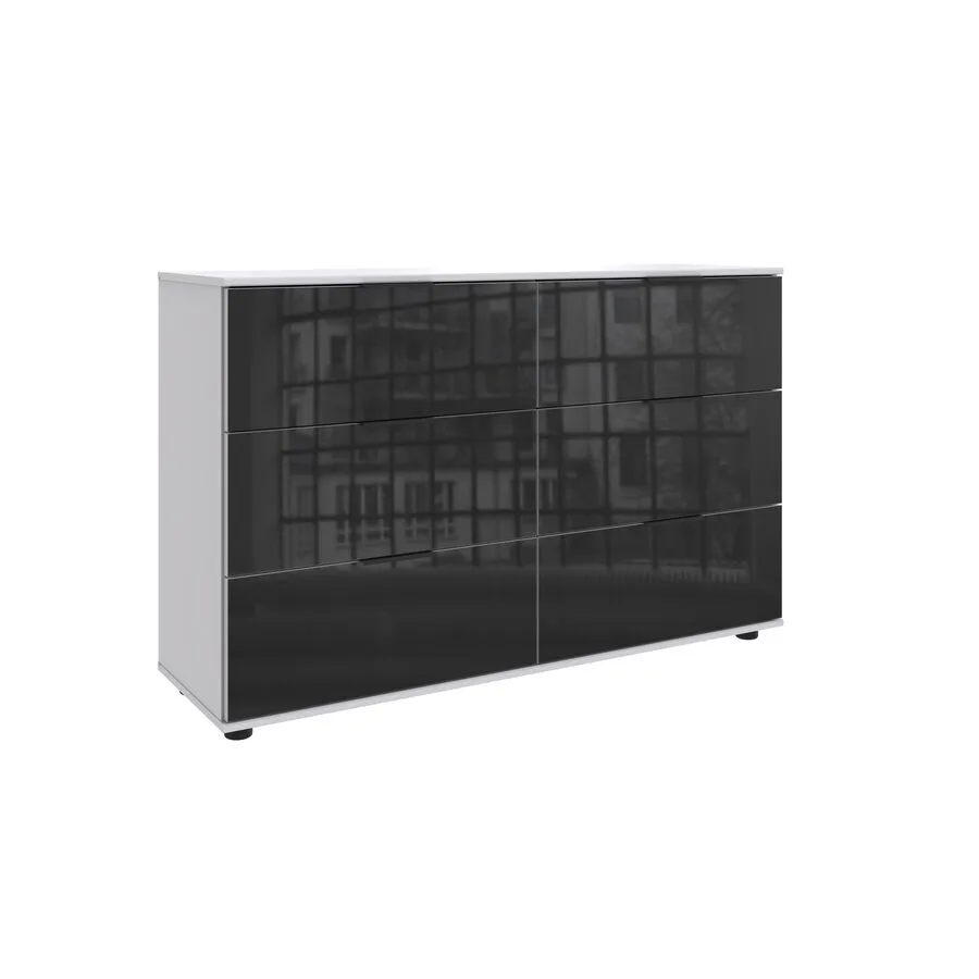 Kommode Metac Weiss Holzwerkstoff 130 cm 41 cm
