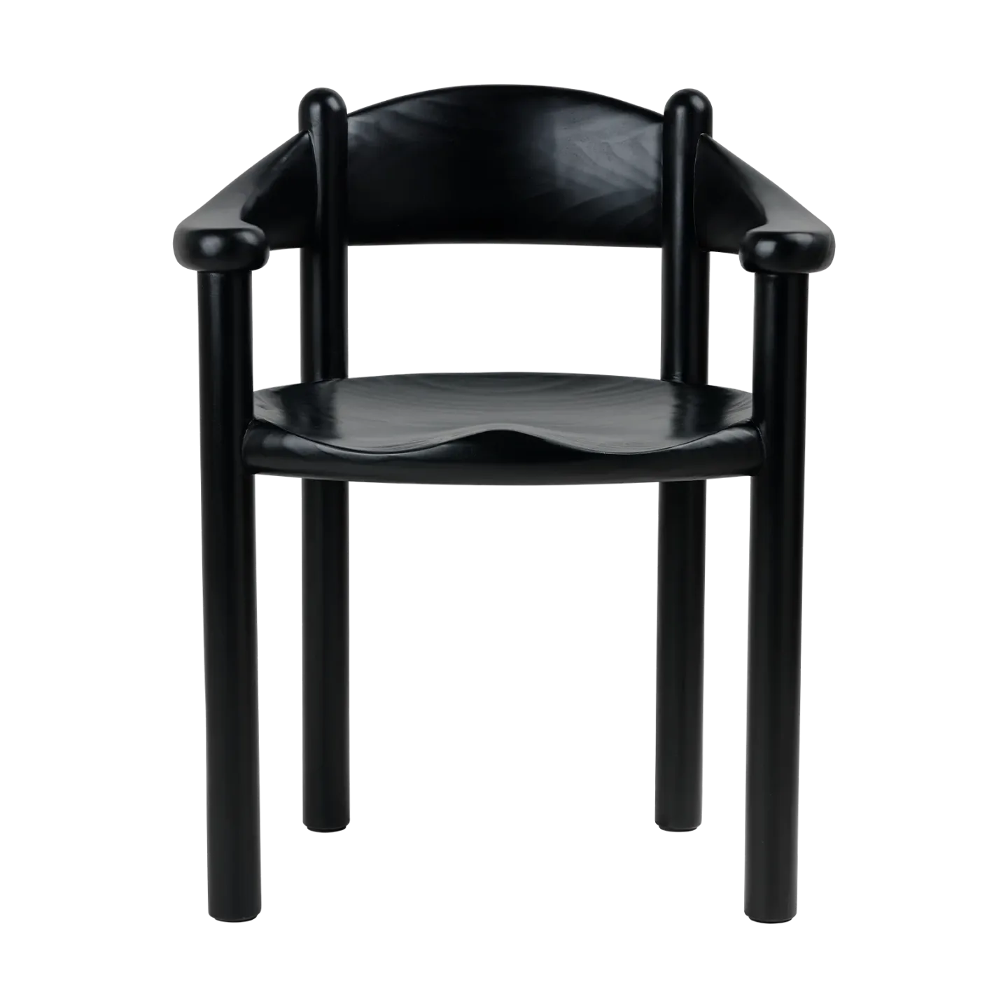 GUBI Daumiller karmstol Brown-black pine