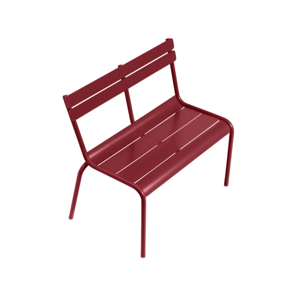 Fermob Luxembourg Kid Bench Chili (röd)