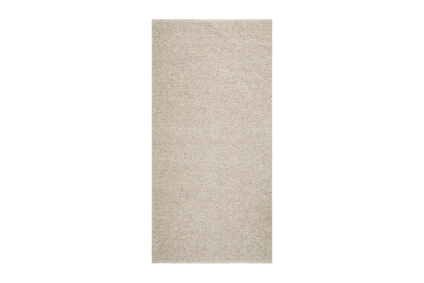 Dalarö Ullmatta 75x150 cm Rektangulär - Beige
