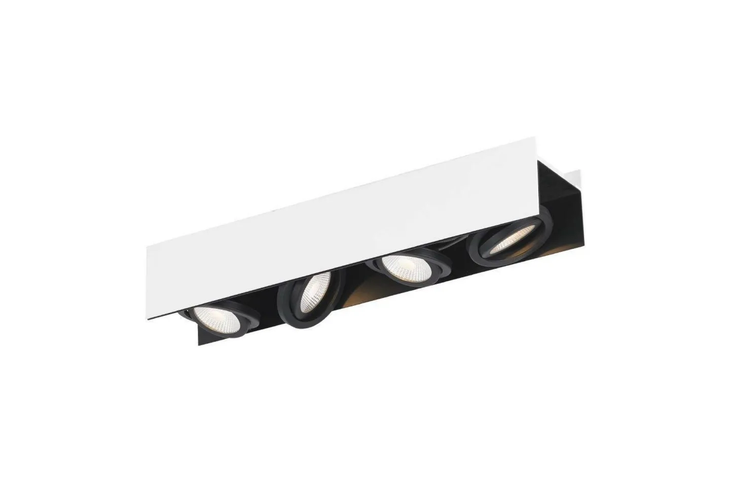 Takbelysning Eglo Vidago Vit/Svart 4 Lampor - 4 Lampor