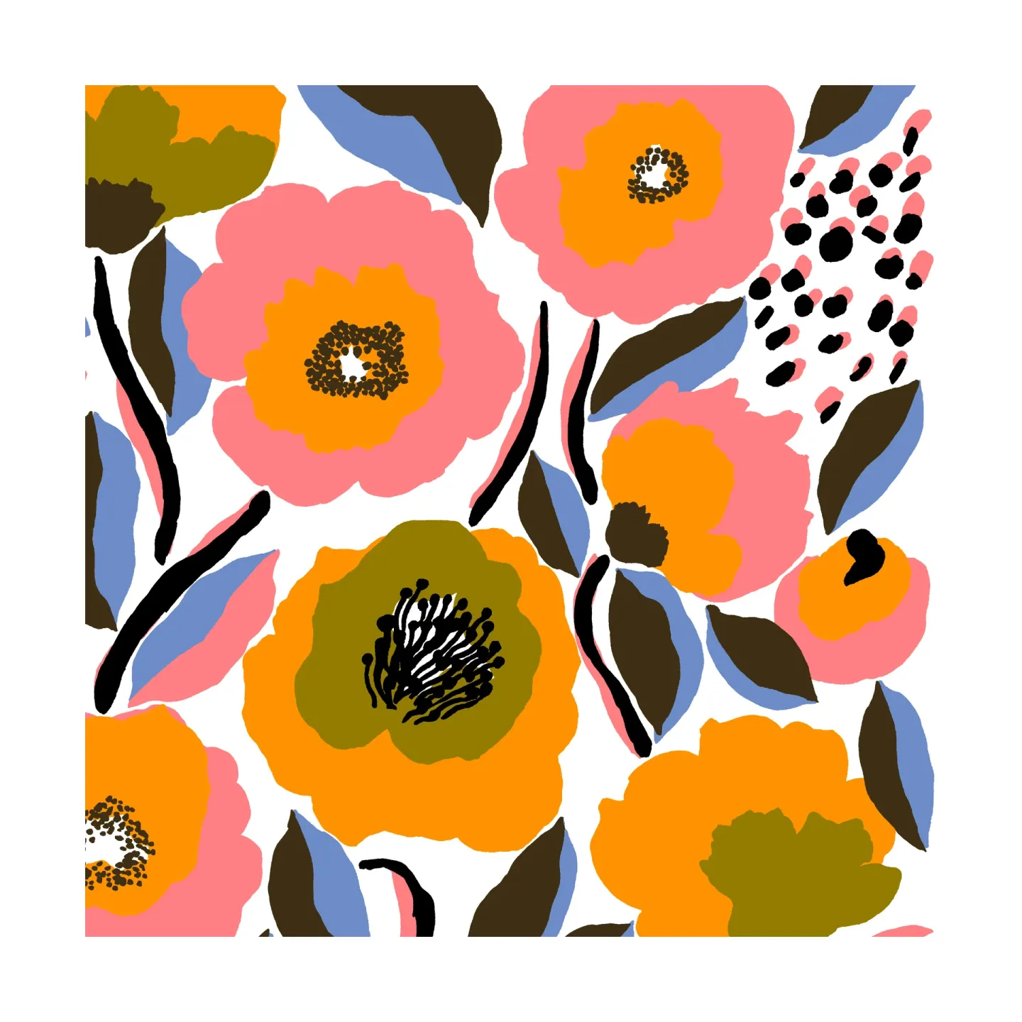 Marimekko Rosarium Serviette 33 x 33cm 20er Pack White