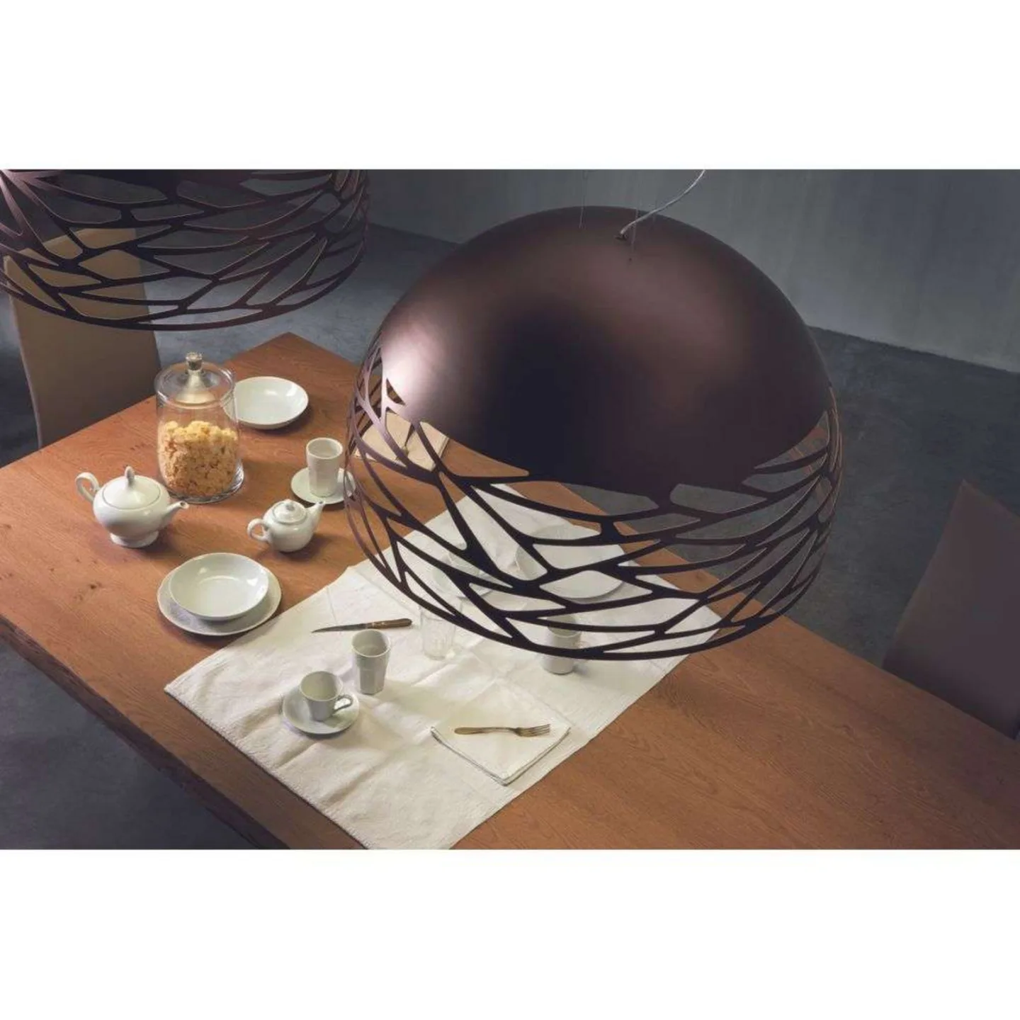 Kelly SO Pendelleuchte Ø80 Bronze - Lodes - Esszimmer - Metall