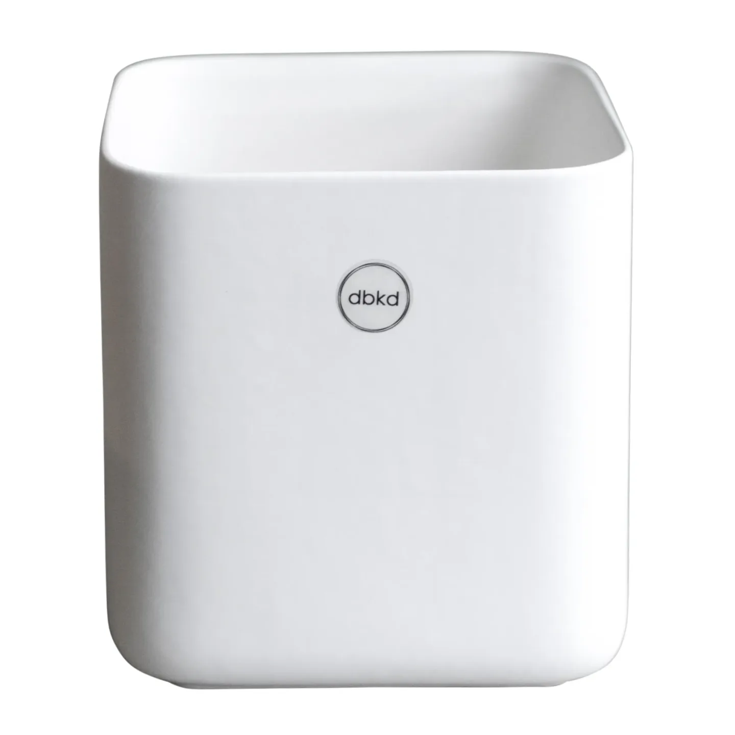 DBKD Cube Blumentopf small Ø13cm Matte white