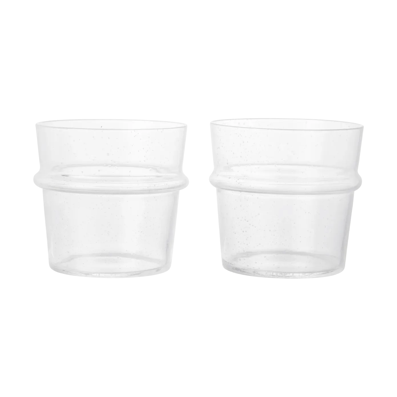 Ferm Living Boya Trinkglas niedrig 30 cl 2er-Pack Clear