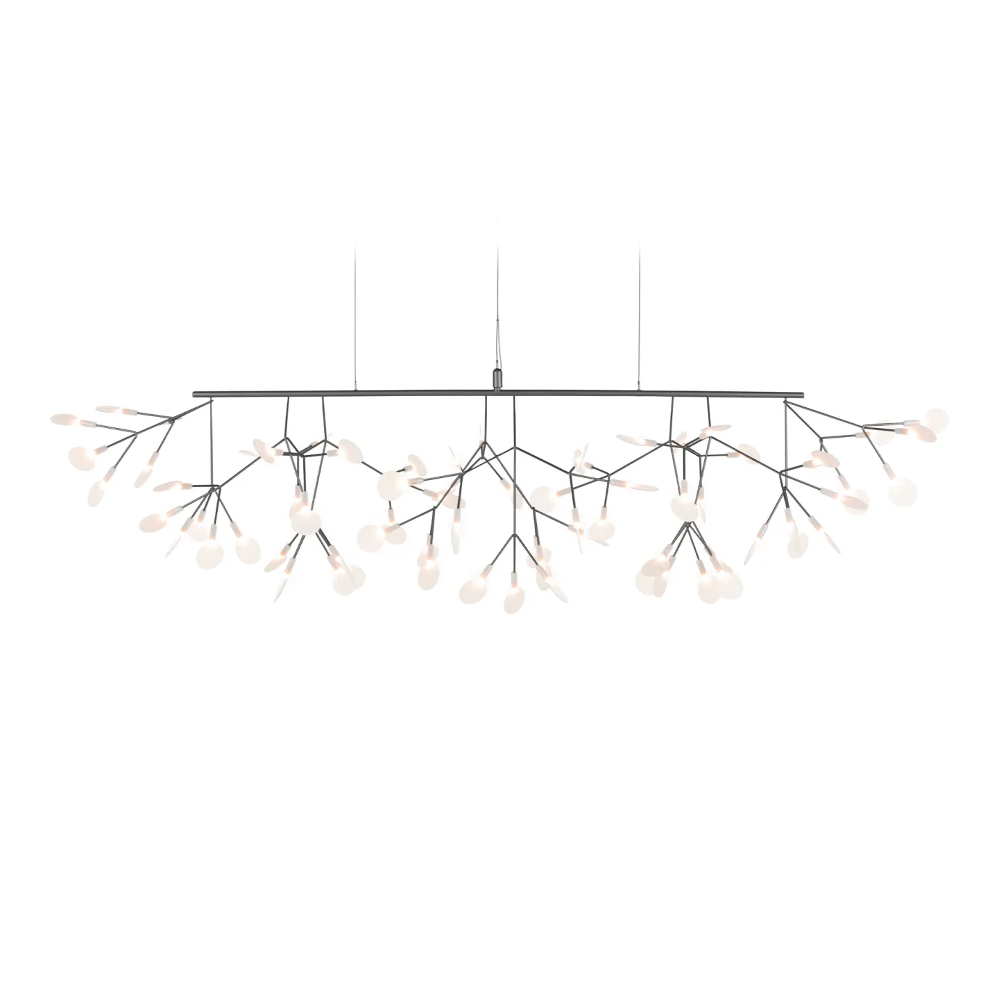 Moooi - Heracleum III Linear Nickel - Takkronor - Bertjan Pot - Silver