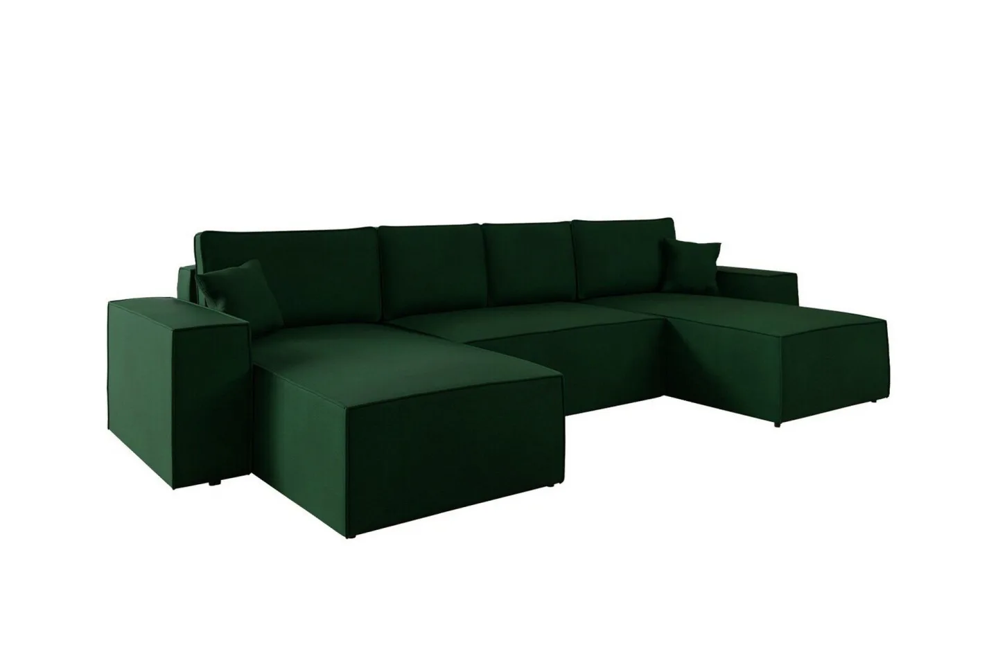 Knocklong 4-sits Hörnbäddsoffa - Grön