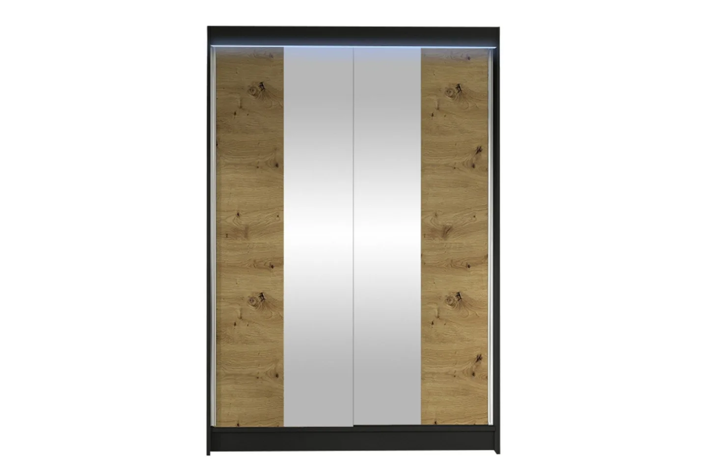 Liverpool Garderob m. Spegel 120x200 cm -