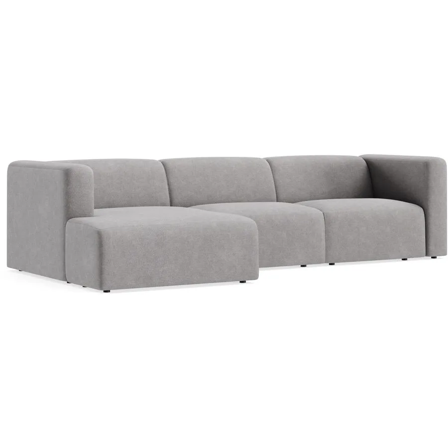 Ecksofa Melon Links Stoff ARDITA - 3 grey B 111 T 154 cm - Möbel Konfigurator: Traummöbel individuell zusammenstellen