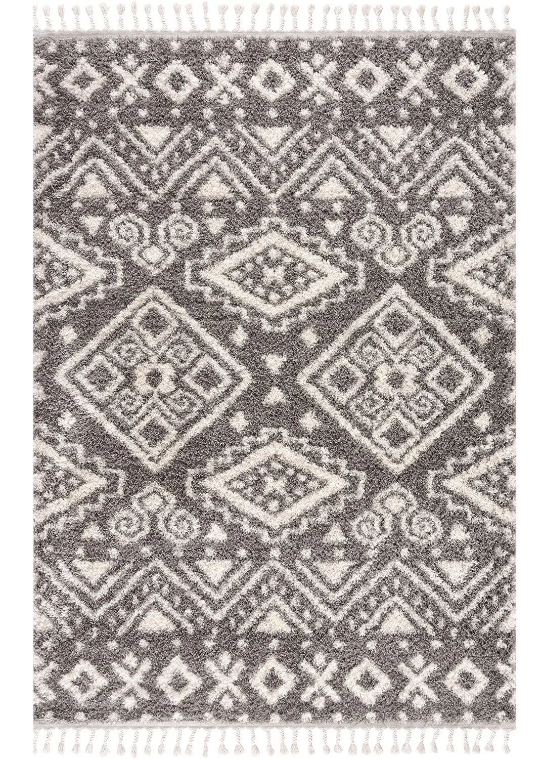 Ryetepper - Imbabura (grå) (Størrelse: 140 x 200 cm)