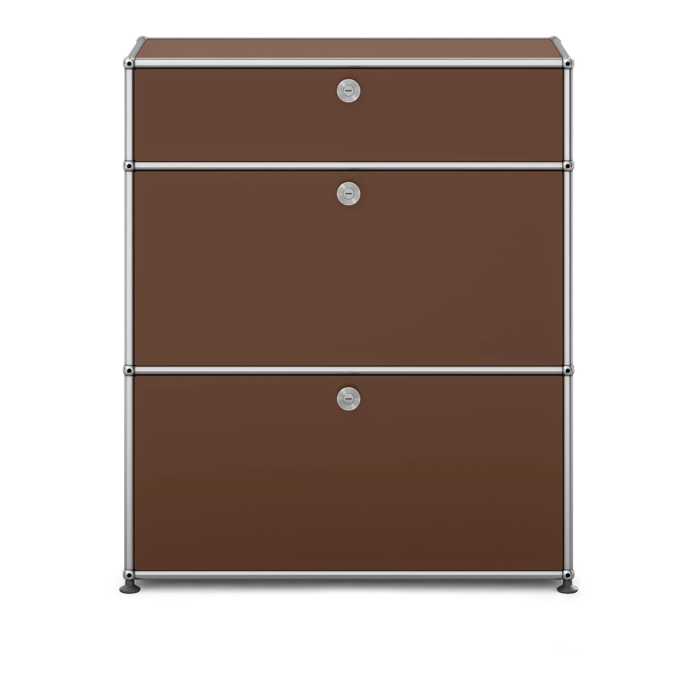 USM - USM Haller Shelf M25 USM Brown - Byråer - Fritz Haller & Paul Schärer - Brun