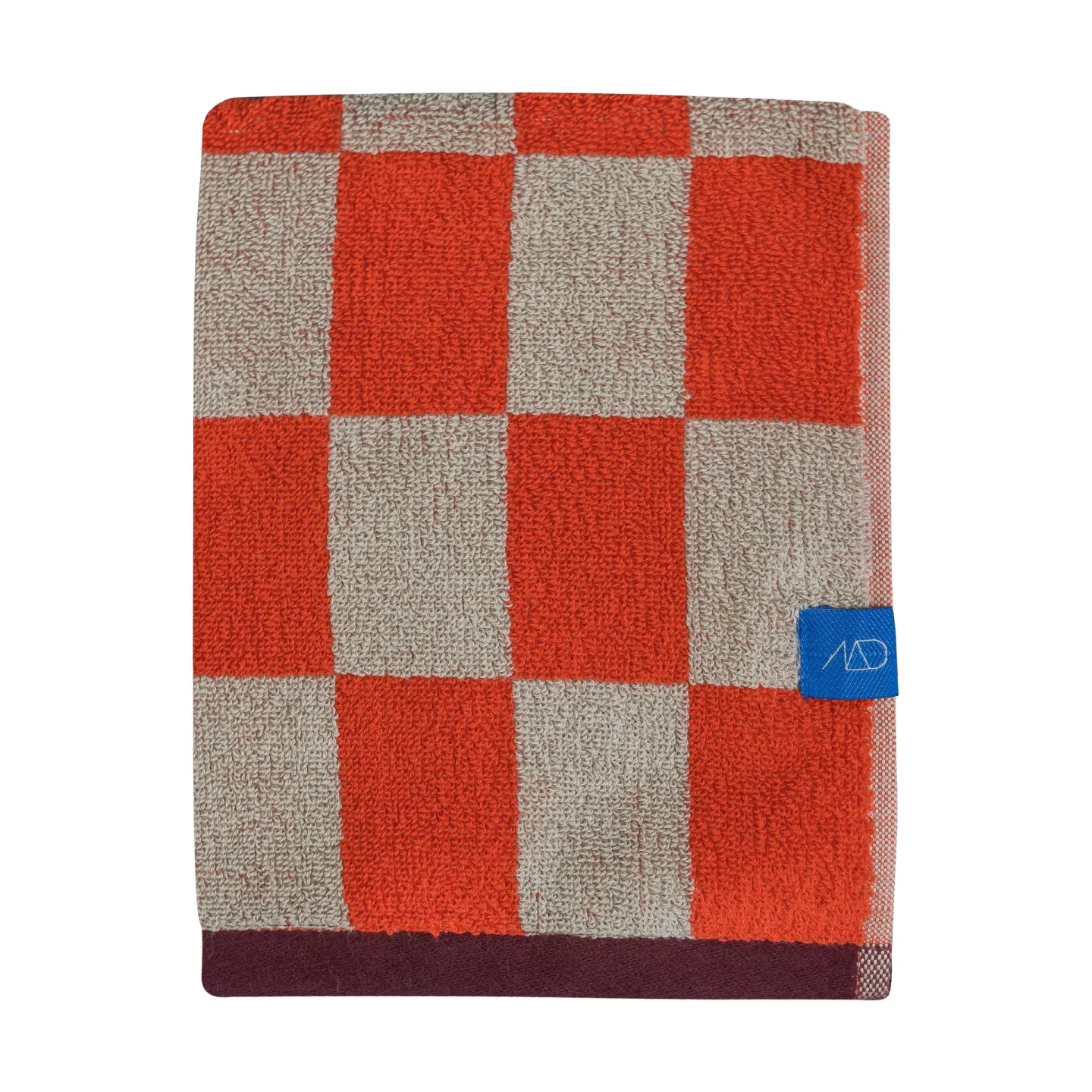 Mette Ditmer Retro Handtuch Dark orange, 50x90 cm