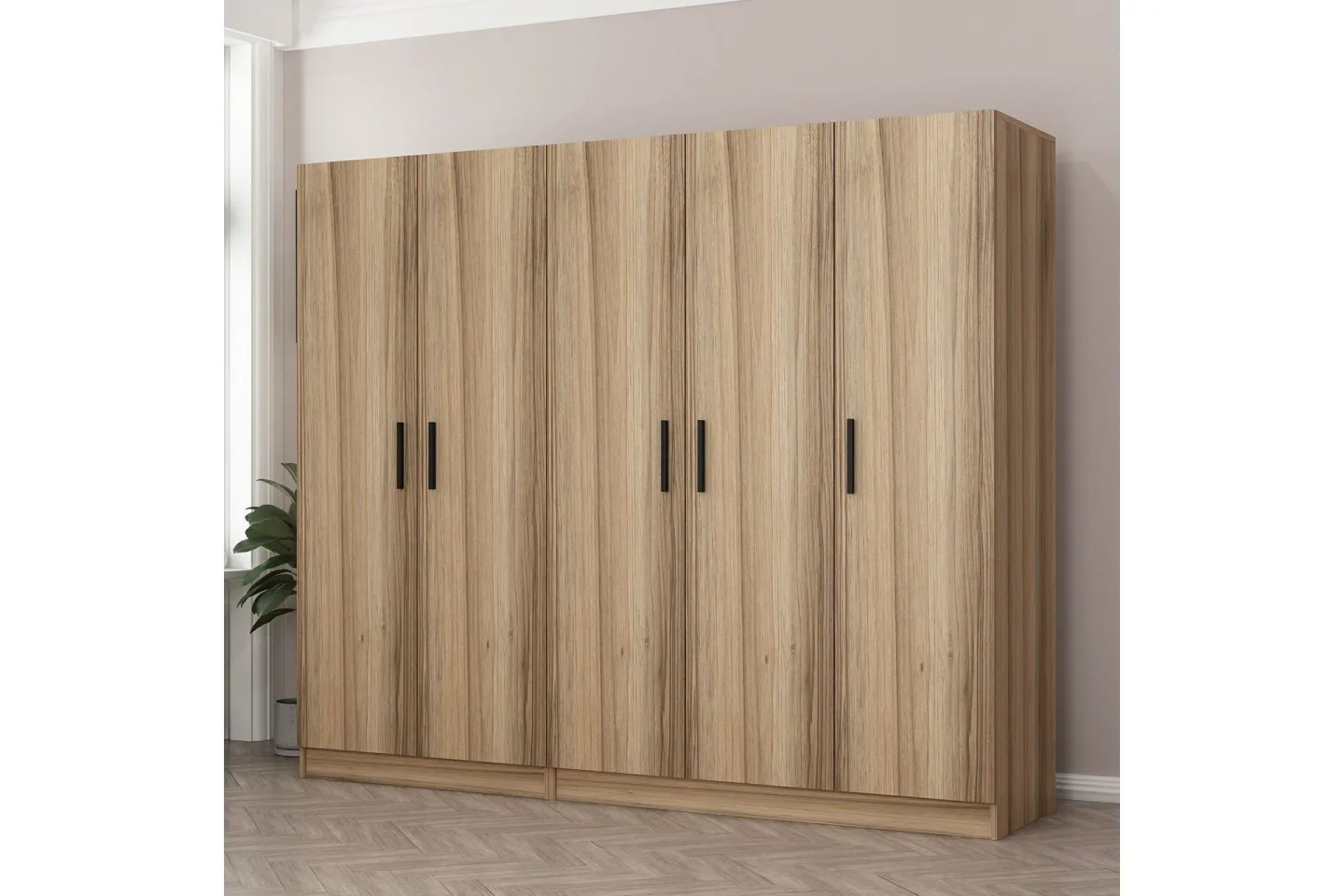 Fruitland Garderob 225 cm - Brun