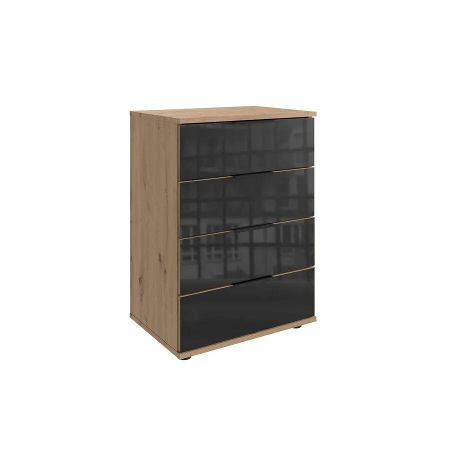 Nachttisch Metac Eiche Nachbildung Holzwerkstoff B 52 H 74 cm