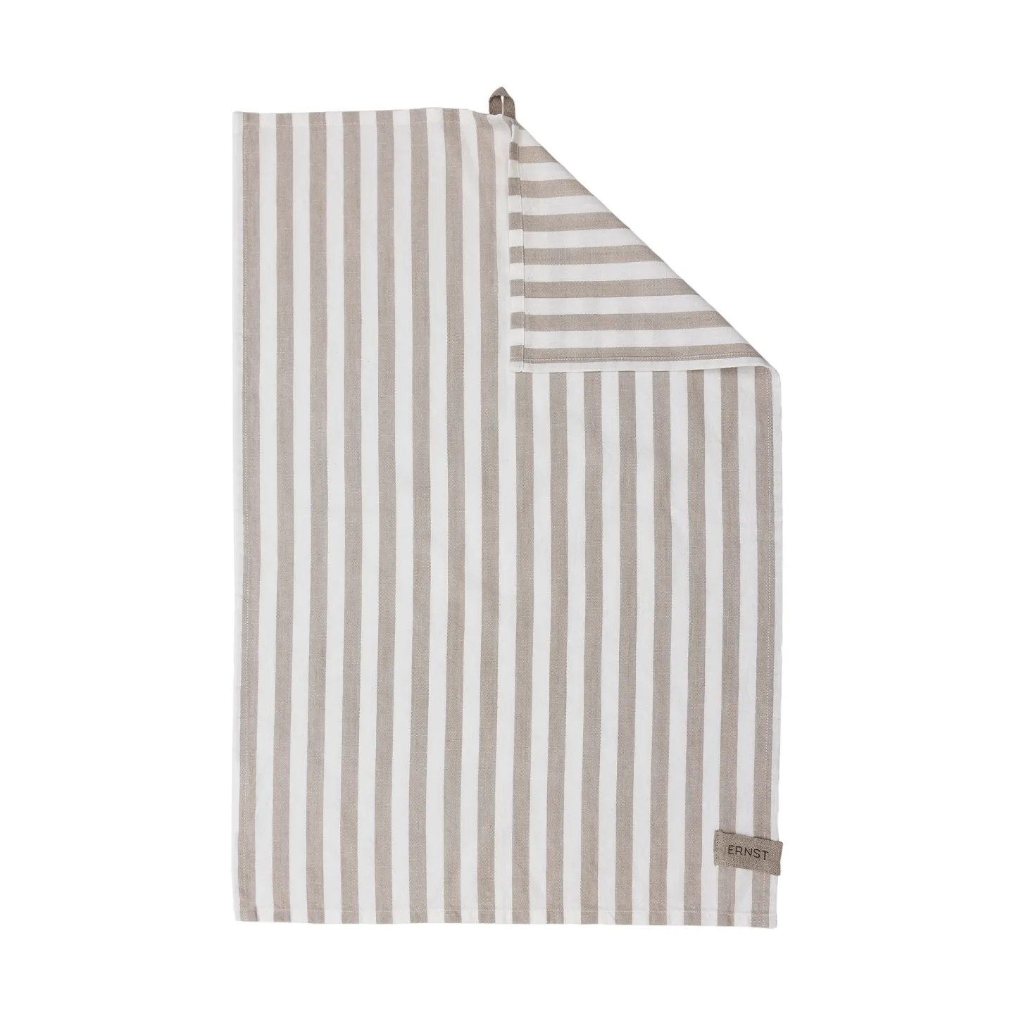 ERNST Ernst Geschirrtuch breit gestreift 47x70 cm Beige-weiß gestreift