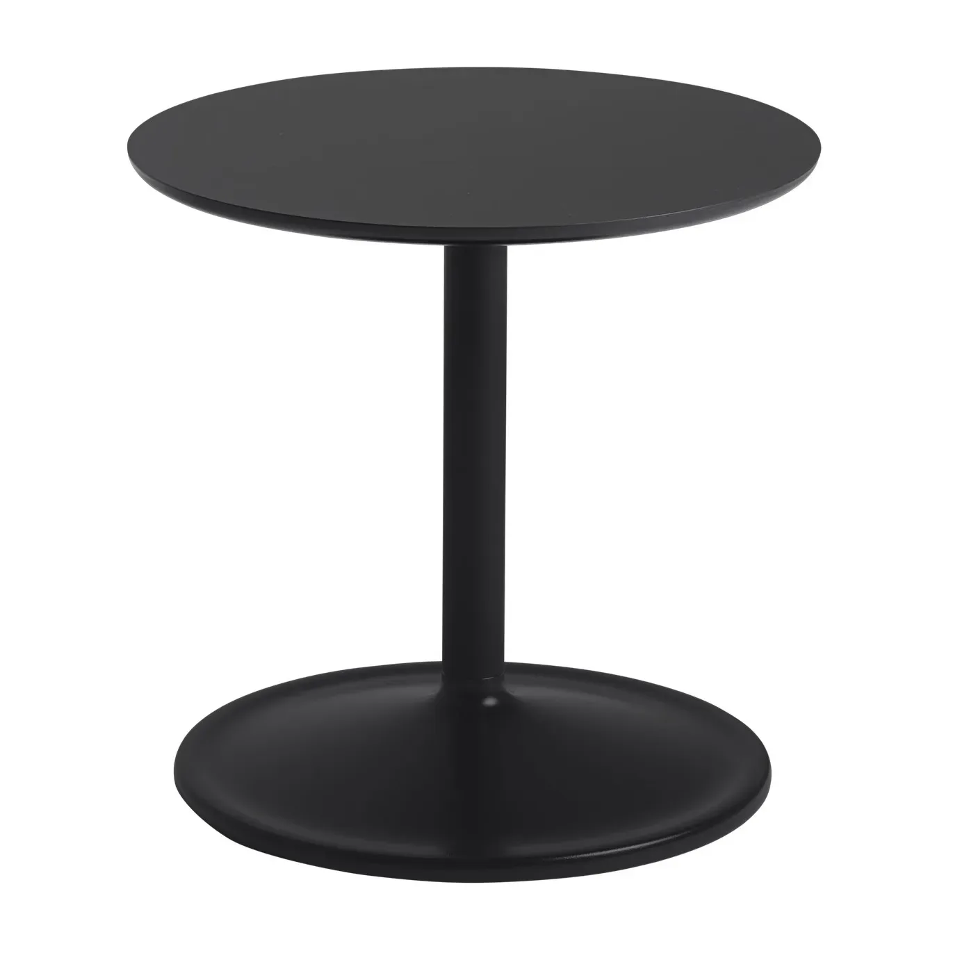 Muuto Soft sidobord H 40 cm Black nanolaminate-Black