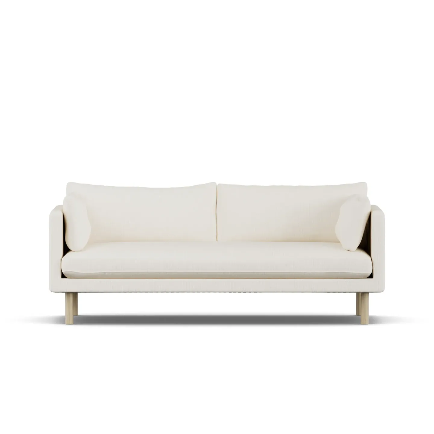 1898 Linnevik Sofa Jump Off White 1954-Eiche weiß geölt, 3-sitzig