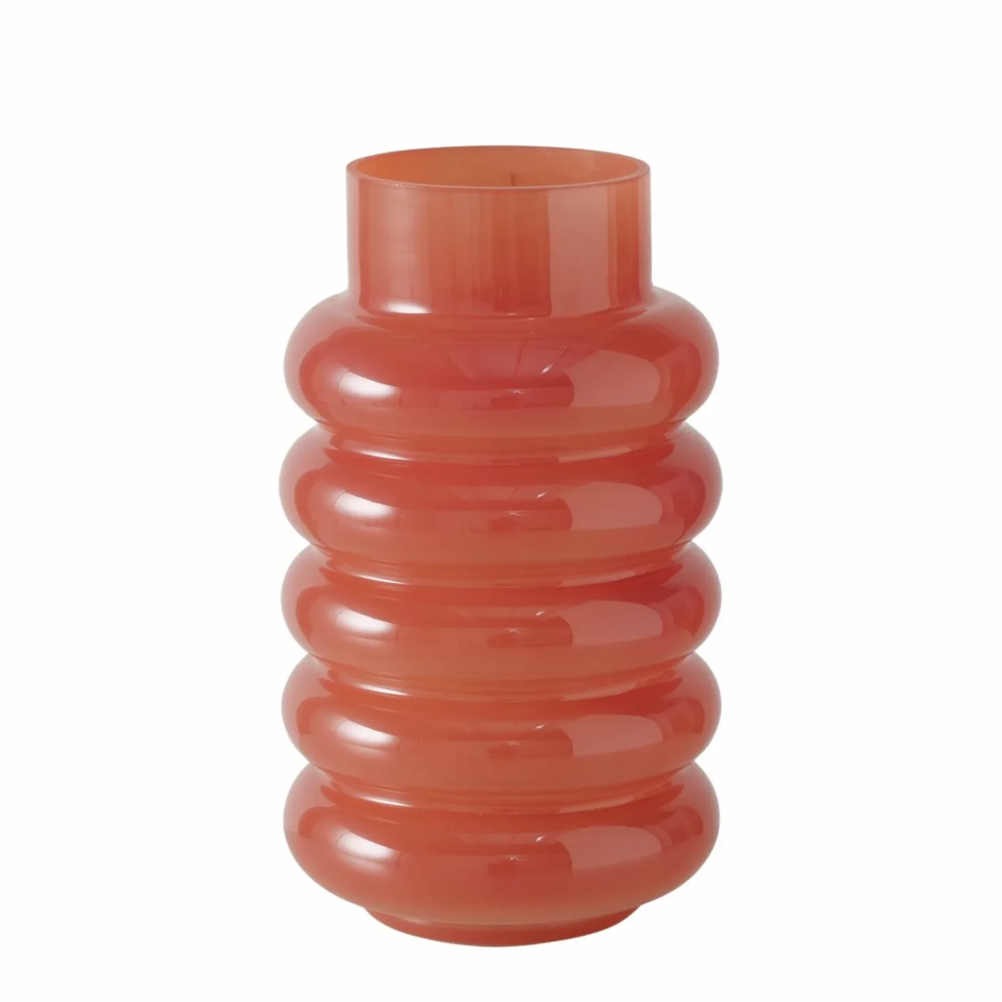Boltze Vase Ribbo, Glas, Rosa | Schubiger Möbel