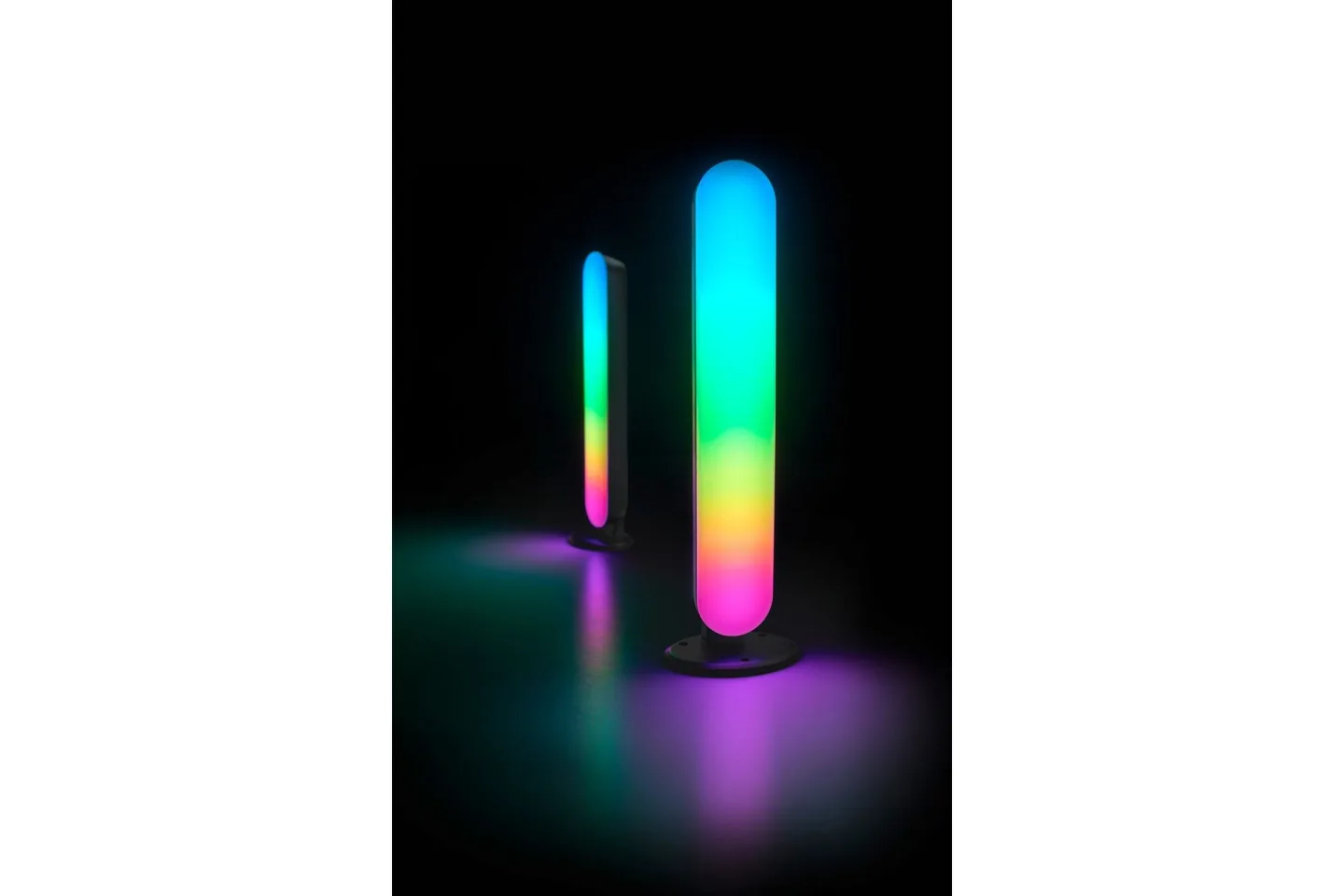 Game LED Bordslampa 2-pack svart RGB - Svart