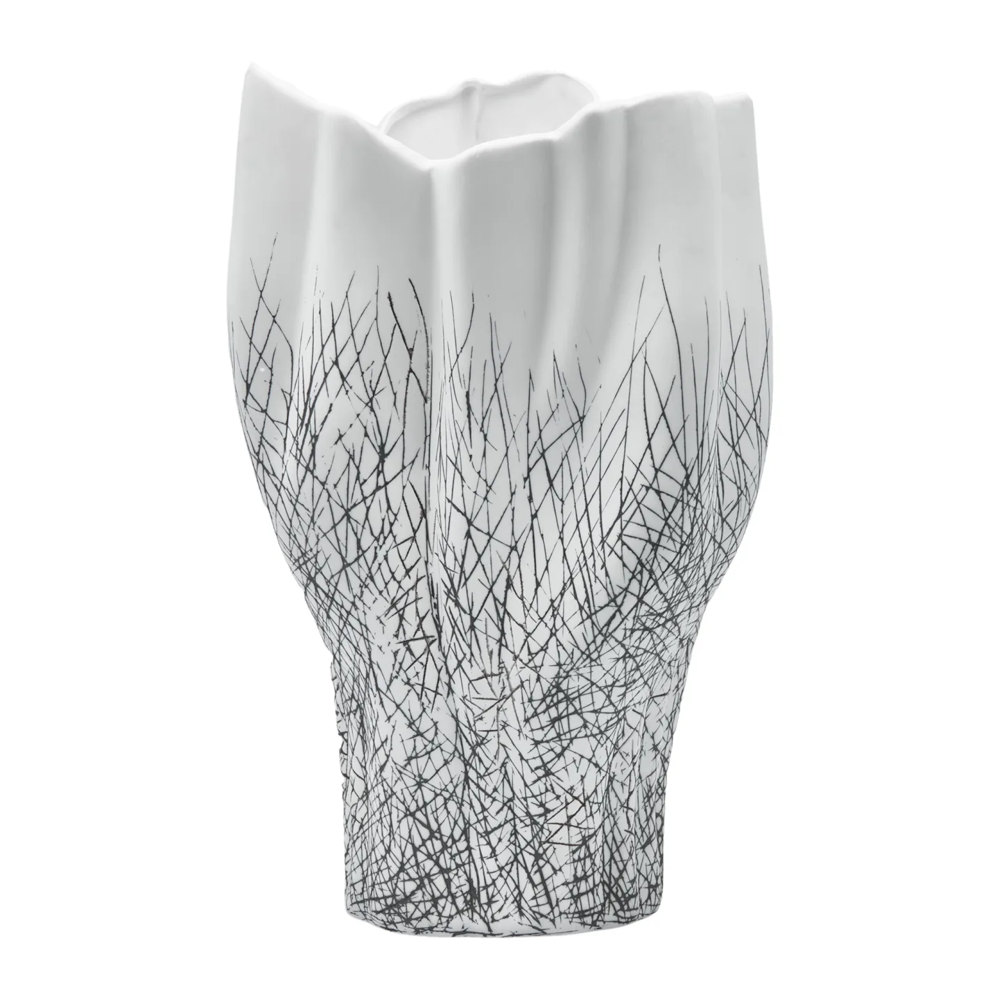 Edg Vase Deluxe Mosaik Porzellan H: 46 cm | Schubiger Möbel