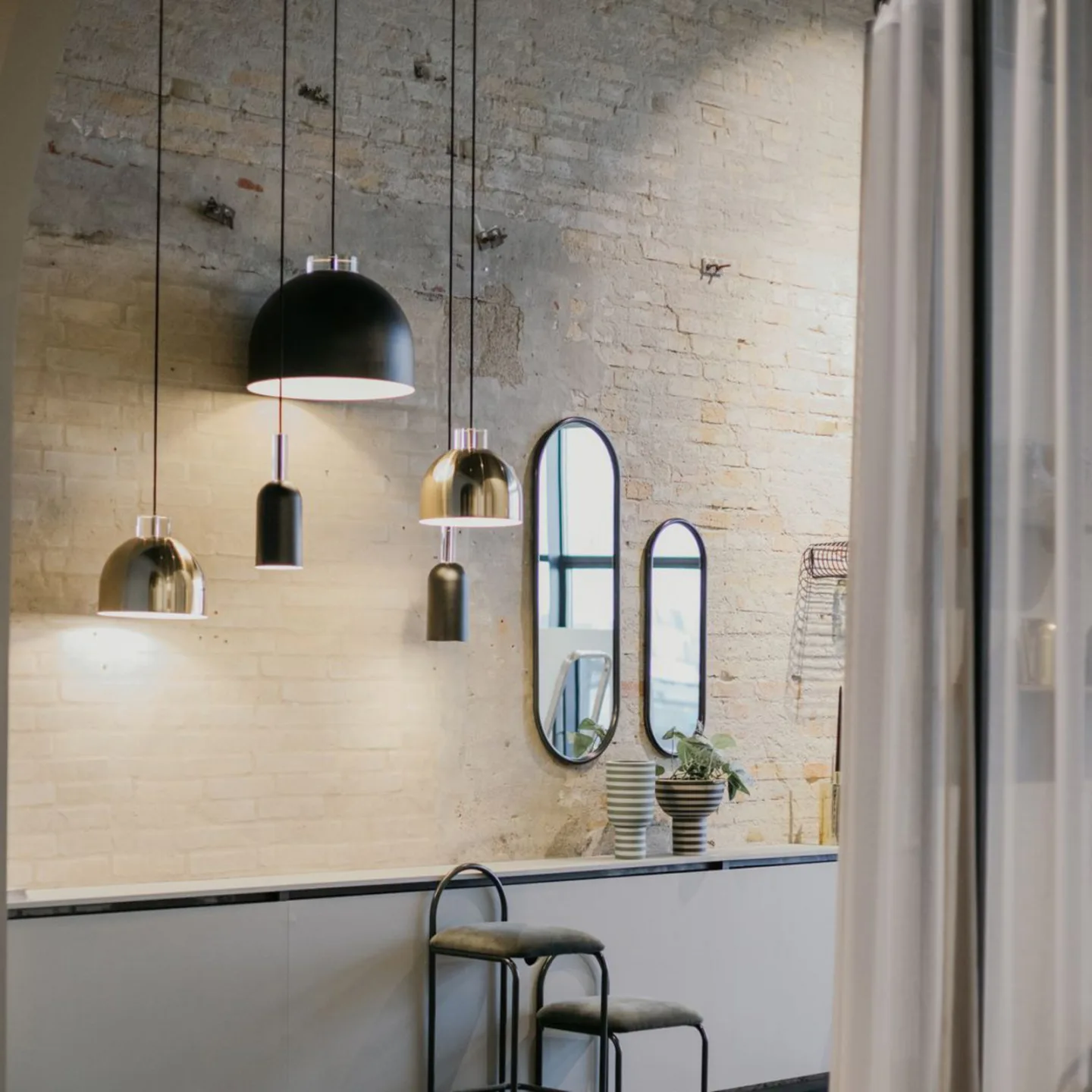 Luceo Round pendellampa Ø45 svart/klar - AYTM - Vardagsrum - Design - Metall - Med en ljuskälla