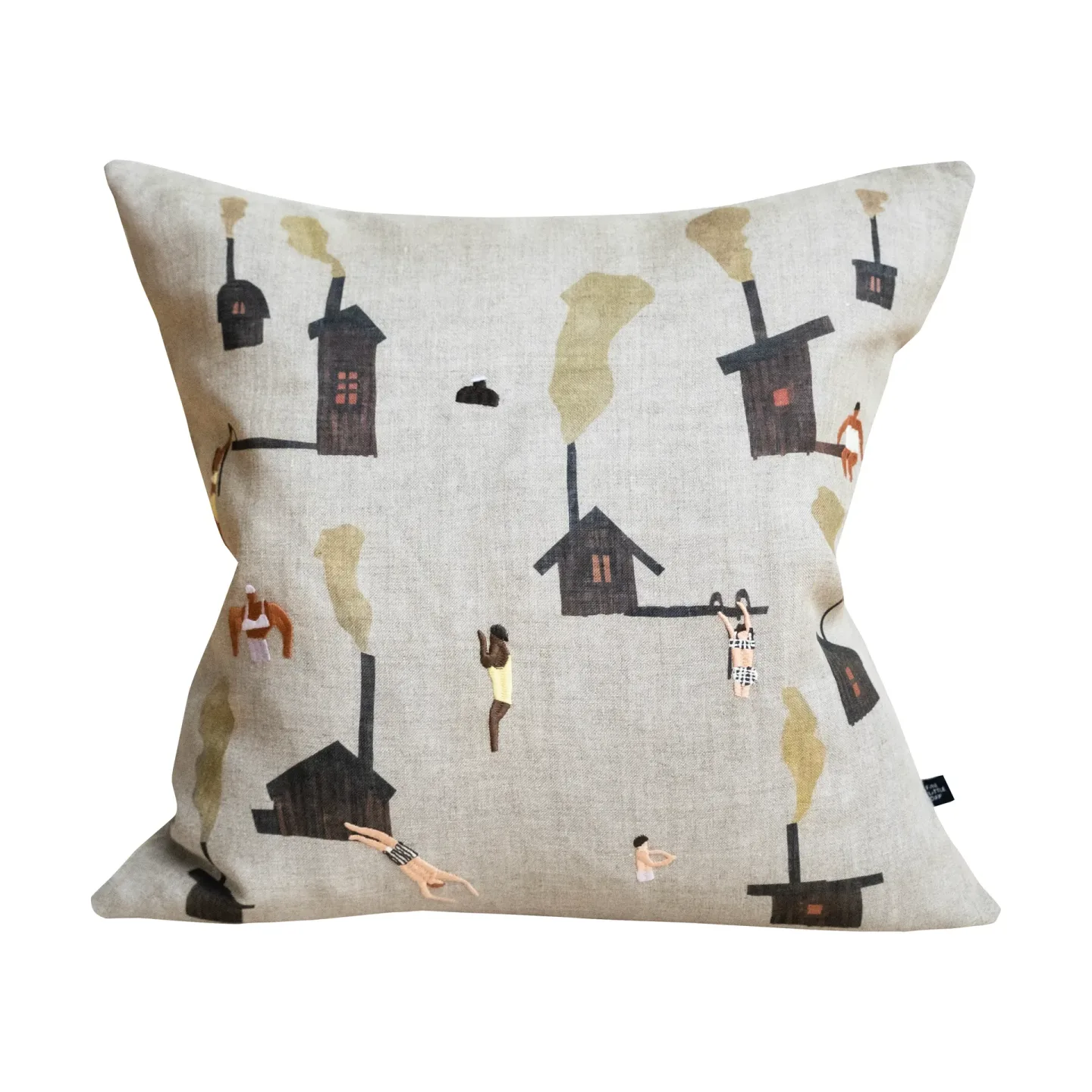 Fine Little Day Sauna Kissenbezug 45 x 45cm Beige