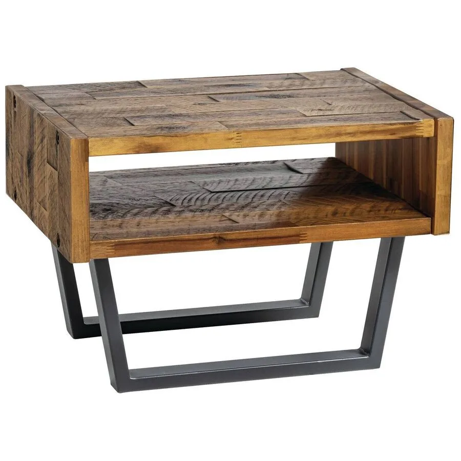 Hasena Nachttisch Alleandro Braun Holz 50 cm - Farbe: akazie