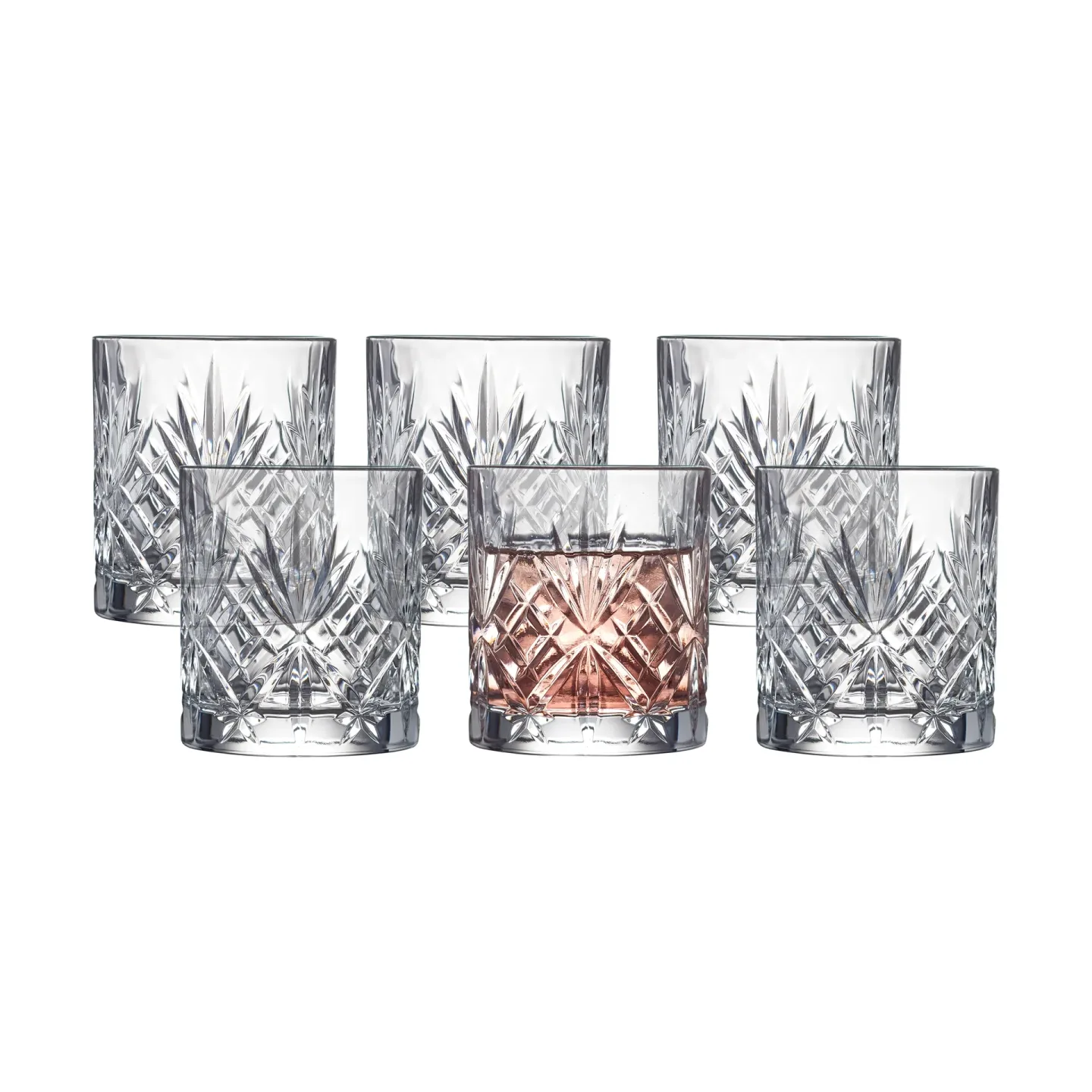 Lyngby Glas Melodia Wasserglas 23 cl 6er Pack Kristall