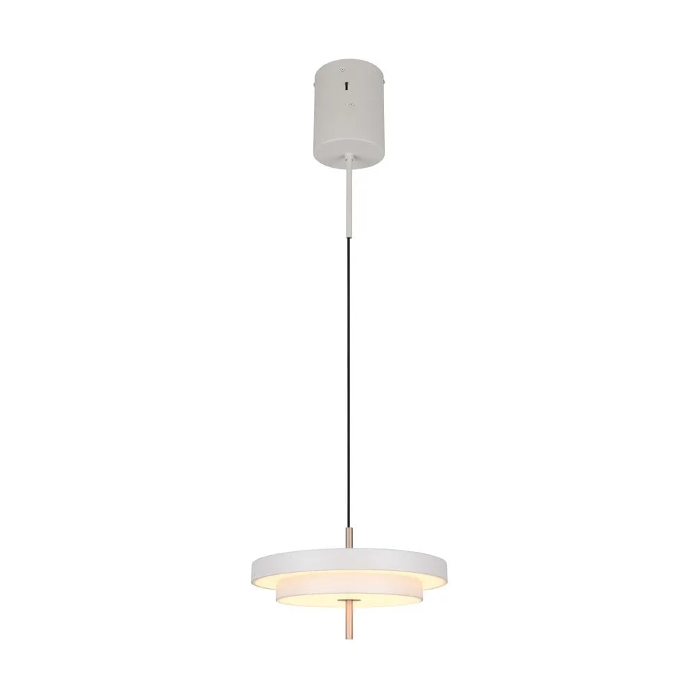 Pendel TRIO Keaton - 1 lampa 40 cm, Varm Grå