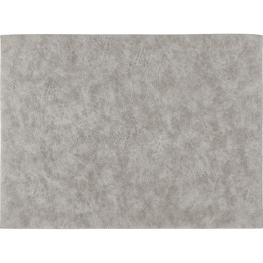 ZICZAC Tischset Troja Grau Kunstleder 33 x 45 cm