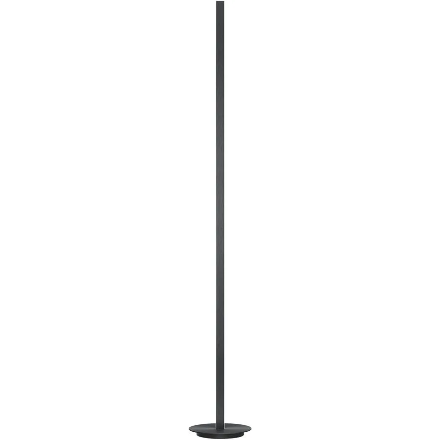 Designer-Stehlampe Bankamp Line anthrazit dimmbar H 160 cm - Farbe: anthrazit matt eloxiert - LED - Lichtfarbe: Extra warmweiss - Material: