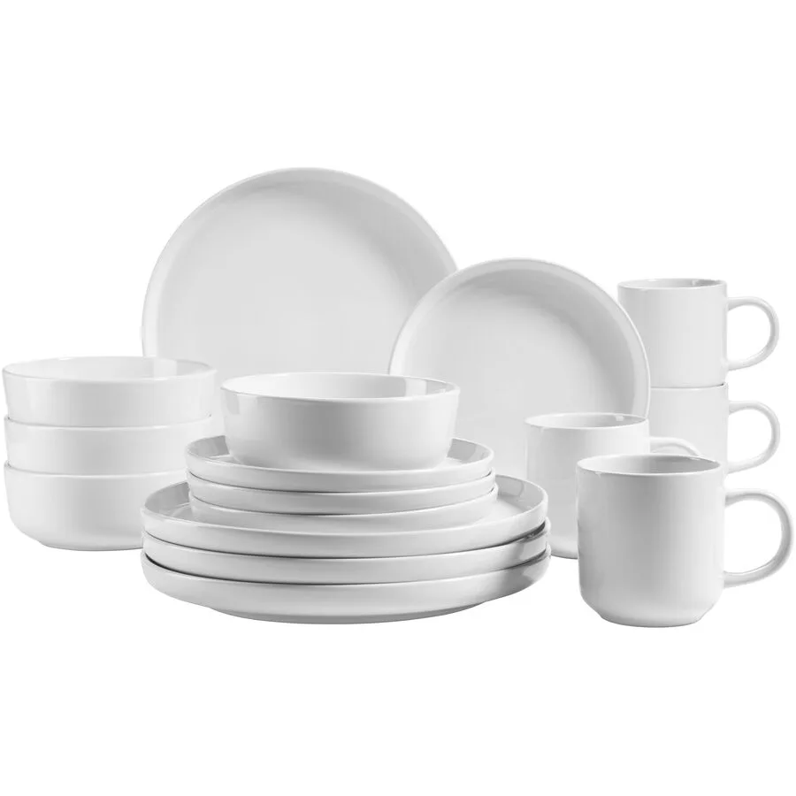 MÄSER Geschirr-Set Alenia Weiss Steinzeug