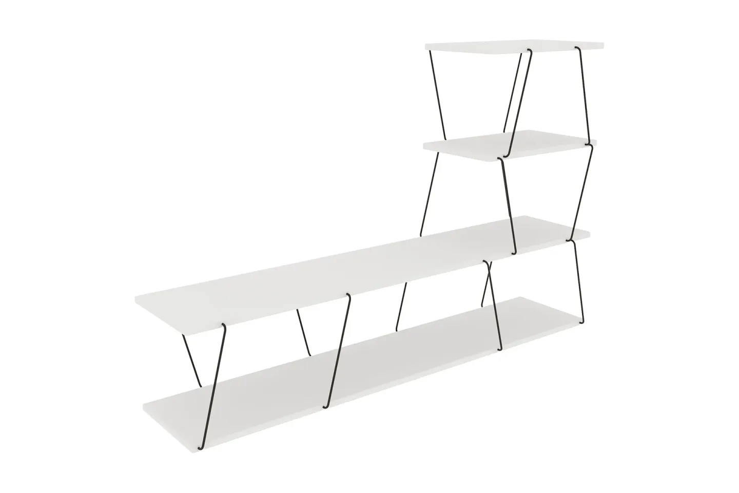 Tv-bänk Igazz 150 cm - Vit